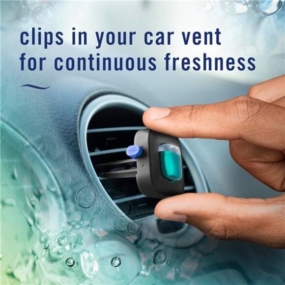 Unstopables Car Odor-Fighting Car Freshener Vent Clip Fresh Scent, .07 oz. - Picture 5 of 7